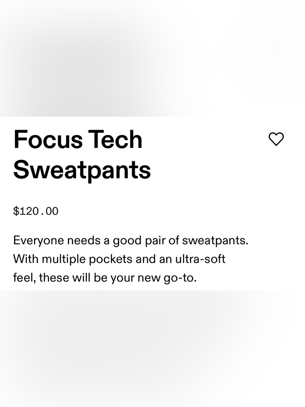 New $120 On Women's Focus Tech Sweatpants Marshmallow -L - Picture 8 of 14